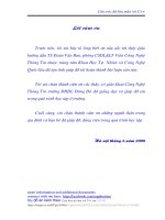 Luận văn tốt nghiệp: Cấu trúc dữ liệu mẫu với C++ ĐHDL Đông Đô