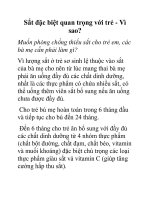 Sắt đặc biệt quan trọng với trẻ - Vì sao? doc