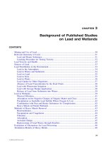 Heavy Metals in the Environment: Using Wetlands for Their Removal - Chapter 3 docx