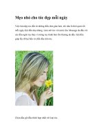 Mẹo nhỏ cho tóc đẹp mỗi ngày ppt