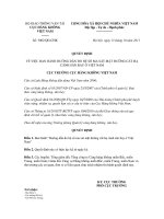 Quyết định số 5002/QĐ-CHK potx