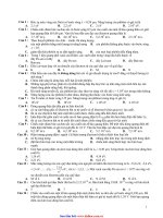 trắc nghiệm vật lý phần sóng ánh sáng docx
