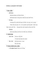 BTTH 6: LÀM QUEN VỚI WORD docx