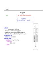 Chương II SỐ NGUYÊN potx