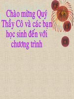 Giáo án điện tử môn môn sinh học: sự đa dạng của lớp nhện_3 pdf