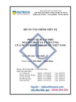 LUẬN VĂN TỐT NGHIỆP TÀI CHÍNH TIỀN TỆ PHÂN TÍCH VAI TRÒ  NGƯỜI CHO VAY CUỐI CÙNG  CỦA NGÂN HÀNG NHÀ NƯỚC VIỆT NAM