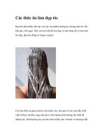 Các thức ăn làm đẹp tóc potx