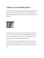 Chăm sóc và nuôi dưỡng mái tóc potx