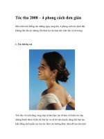 Tóc thu 2008 – 4 phong cách đơn giản pot