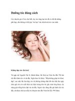 Dưỡng tóc đúng cách potx