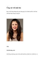 Ứng xử với mái tóc doc