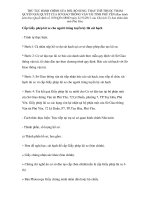 Cấp Giấy phép lái xe cho người trúng tuyển kỳ thi sát hạch doc