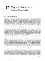 ORGANIC POLLUTANTS: An Ecotoxicological Perspective - Chapter 17 (end) ppt