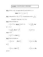 VẤN ĐỀ 5 : NGUYÊN HÀM VÀ TÍCH PHÂN pot