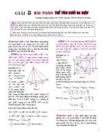 HƯỚNG DẪN GIẢI 8 BÀI THỂ TÍCH KHỐI ĐA DIỆN HAY