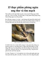 15 thực phẩm phòng ngừa ung thư và tim mạch pdf