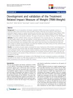 báo cáo hóa học: 