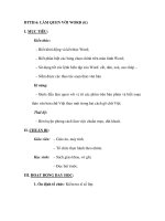 BTTH 6: LÀM QUEN VỚI WORD (tt) pptx