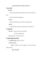 Bài 4: BÀI TOÁN VÀ THUẬT TOÁN (tt) ppt