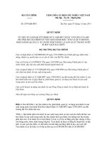 Quyết định số 2979/QĐ-BTC potx