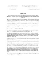 Thông báo số 456/TB-BGTVT potx