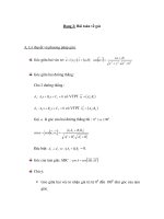 Dạng 2: Bài toán về góc pot