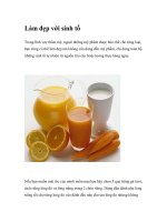 Làm đẹp với sinh tố pptx