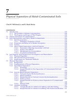 ENVIRONMENTAL RESTORATION of METALSCONTAMINATED SOILS - CHAPTER 7 pot