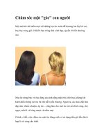 Chăm sóc một ''''''''góc'''''''' con người potx