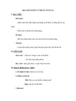 Bài 4: BÀI TOÁN VÀ THUẬT TOÁN (tt) doc