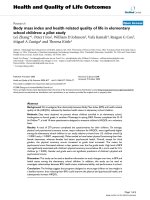 báo cáo hóa học: 