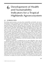 Integrated Assessment of Health and Sustainability of Agroecosystems - Chapter 6 pot