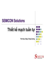 Thiết kế mạch tuần tự