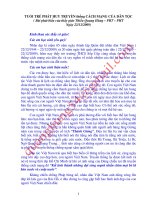 phát biểu cam nghĩ:tuổi trẻ phát huy truyền thống CM của dân tộc pot