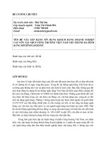 Xếp hạng tín dụng khách hàng doanh nghiệp vay vốn tại NHCP công thương việt nam chi nhánh ba đình bằng mô hình logistic   1