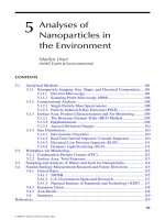 Nanotechnology and the Environment - Chapter 5 potx