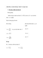 CHƯƠNG 2: HÀM SỐ BẬC NHẤT VÀ BẬC HAI pot