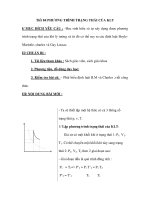 Tiết 84:PHƯƠNG TRÌNH TRẠNG THÁI CỦA KLT pdf
