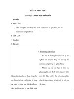 Chương 1: Chuyển Động Thẳng Đều potx