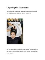 Chọn sản phẩm chăm sóc tóc ppt
