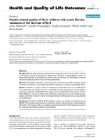 báo cáo hóa học: 