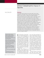 Thảm họa trực tiếp thương trong thể thao doc