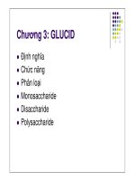 bài giảng hóa sinh chương 3 glucid