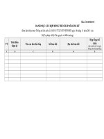 MẪU DANH MỤC CÁC HỢP ĐỒNG THẾ CHẤP ĐÃ ĐĂNG KÝ ( pptx