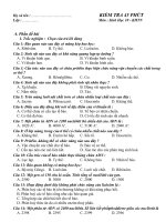 Kiem tra 45 phut Sinh 10 pptx