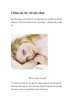 Chăm sóc tóc với sữa chua pptx