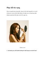 Phục hồi tóc rụng pptx