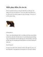 Khắc phục điểm yếu của tóc pptx