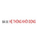 giáo án điện tử công nghệ: hệ thống khởi động pdf