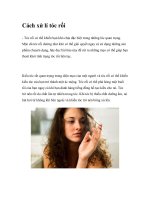 Cách xử lí tóc rối docx